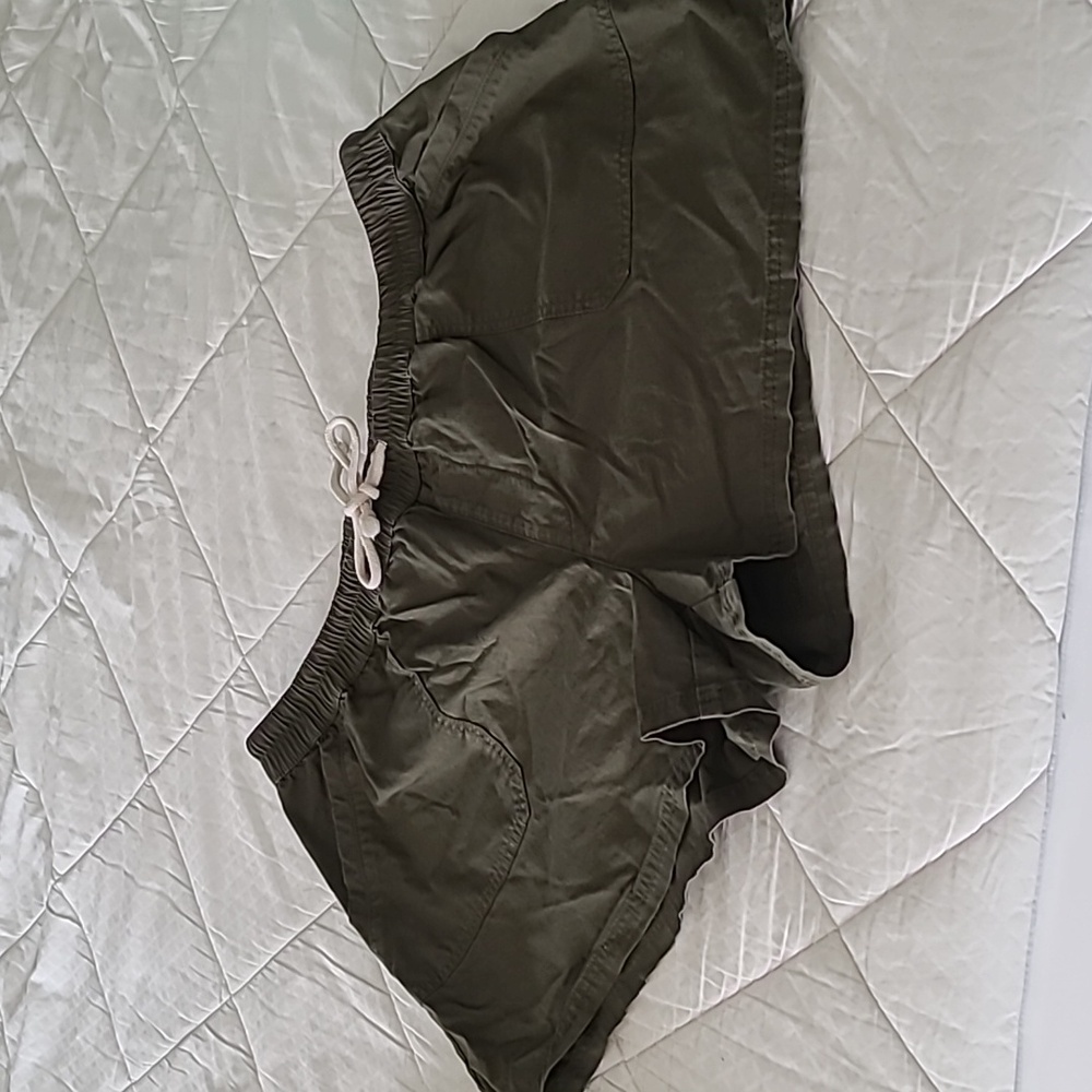 Pact Army Green Drawstring Shorts Organic cotton XXL